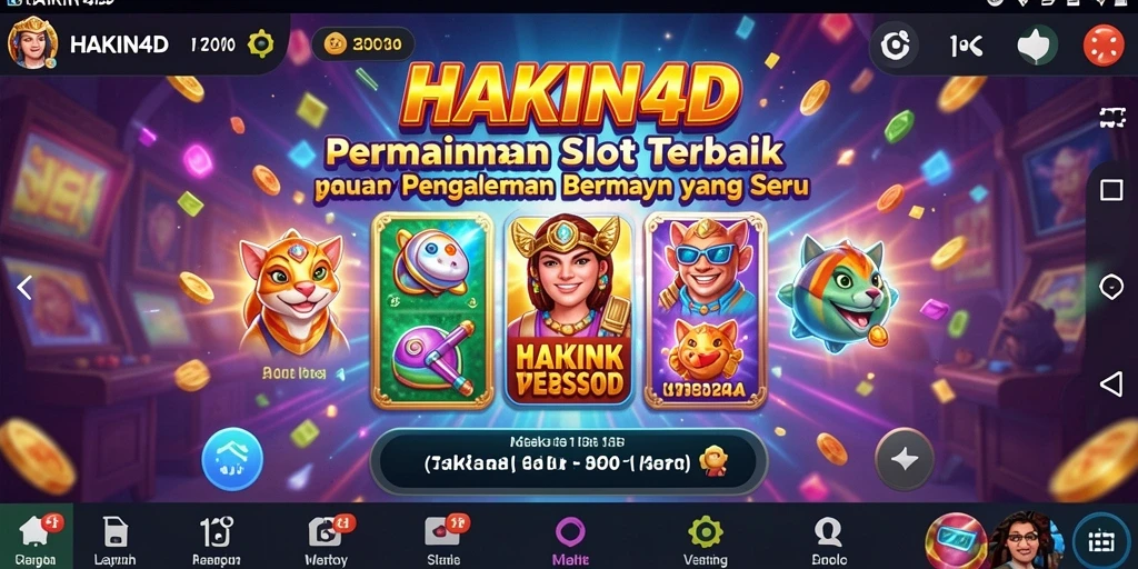 Tampilan gameplay HAKIN4D yang seru dan menghibur di slot.