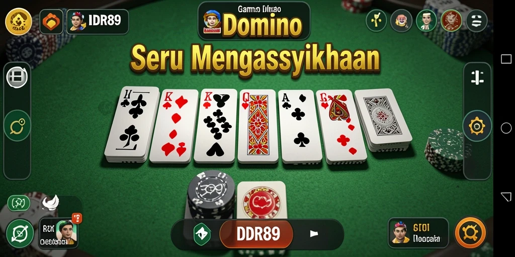 Tampilan menarik permainan Domino IDR89 dengan berbagai mode.
