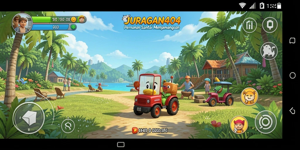Gameplay seru dan santai dari JURAGAN404 yang menghibur.