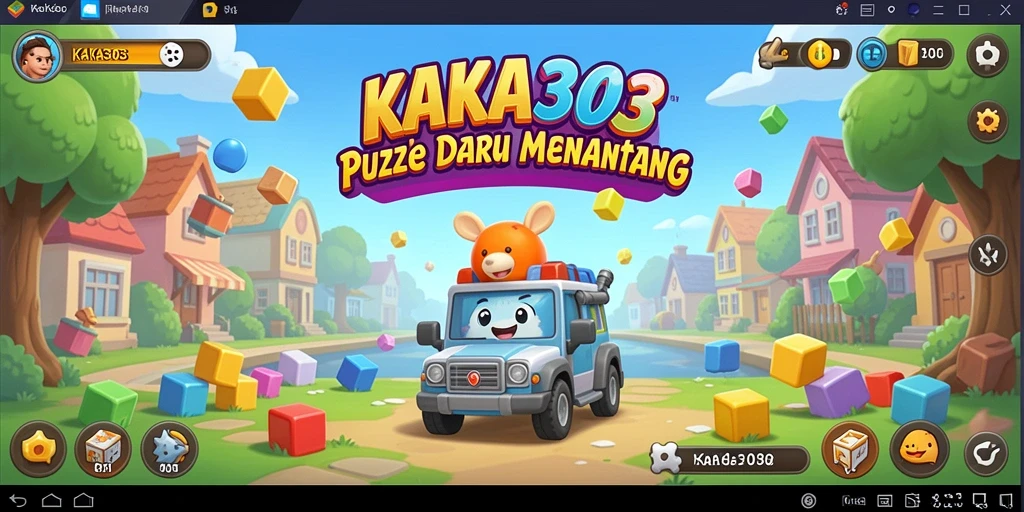 Tampilan gameplay puzzle KAKA303 yang menantang dan seru.