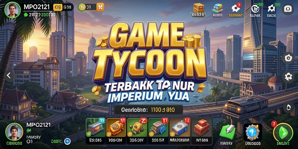 Tangkapan layar MPO2121 menunjukkan pengalaman permainan Tycoon yang mengasyikkan.