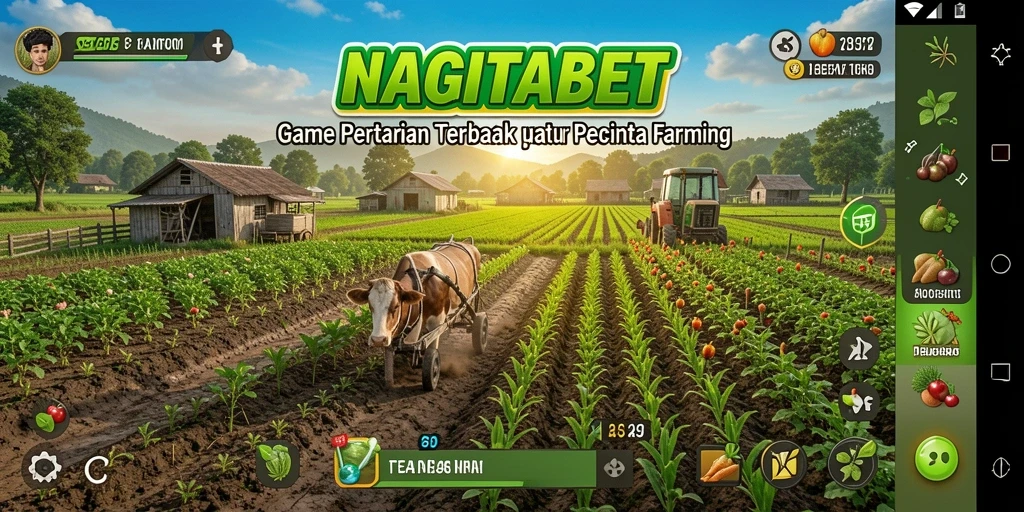 Tampilan gameplay Farming yang seru dan interaktif.