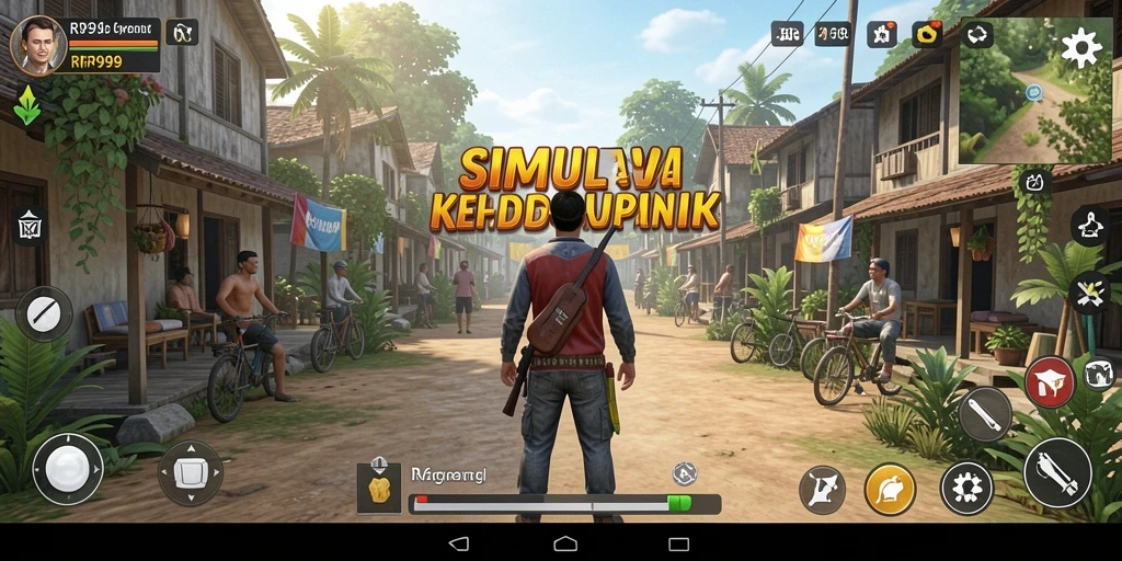 Tampilan gameplay RR999 yang penuh warna dan interaktif.