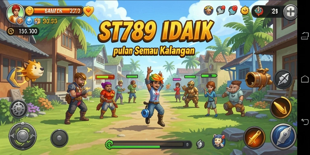 Tampilan gameplay ST789 yang santai dan menghibur.